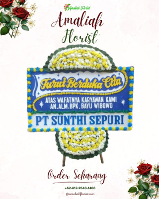 Papan Bunga Duka di Boyaoge